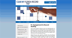 Desktop Screenshot of clearmyfloridarecord.com