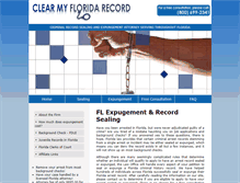 Tablet Screenshot of clearmyfloridarecord.com